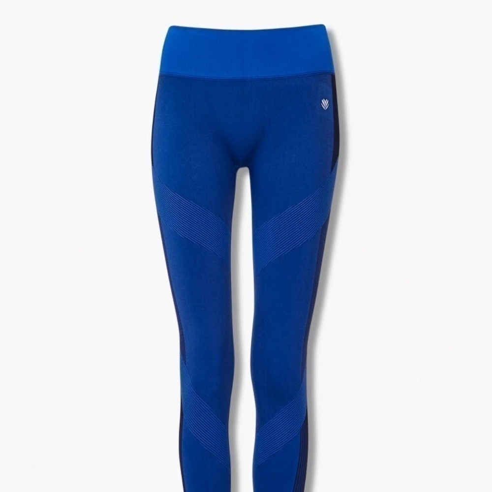 Active Seamless Chevron-Panel Leggings